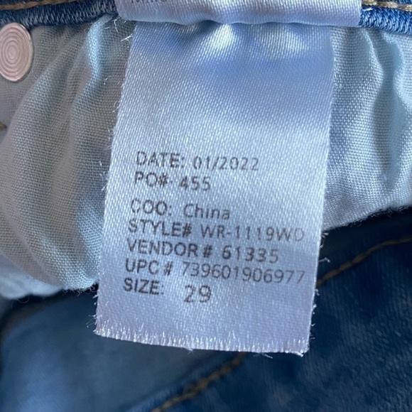 WILLIAM Rast Flawless Flare Distressed Jeans in Light Denim • US 29 - Picture 12 of 13